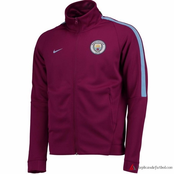 Chaqueta Manchester City 2017-2018 Rojo Marino